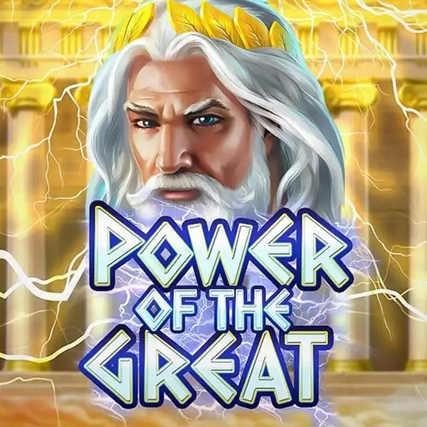 Slot Power of the Great, guerrier barbe blanche temple or, machine à sous mythologie grecque.